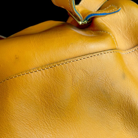 TERRIDA LEATHER LUXURY VENETIAN MURANO LARGE TRAVEL BAG / BACKPACK - Picture 12 of 15